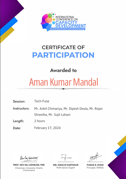 Certificate 1